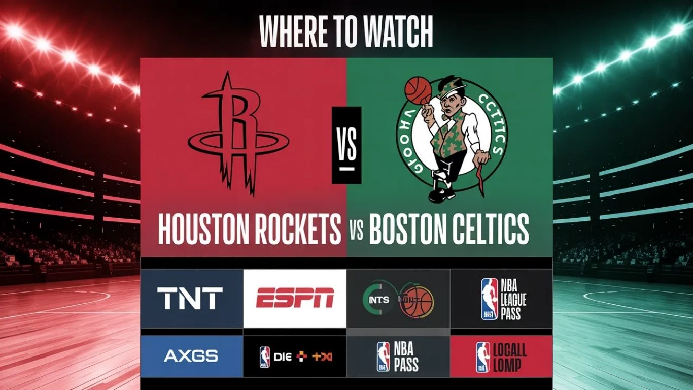 Watching Houston Rockets vs Boston Celtics Outside the US