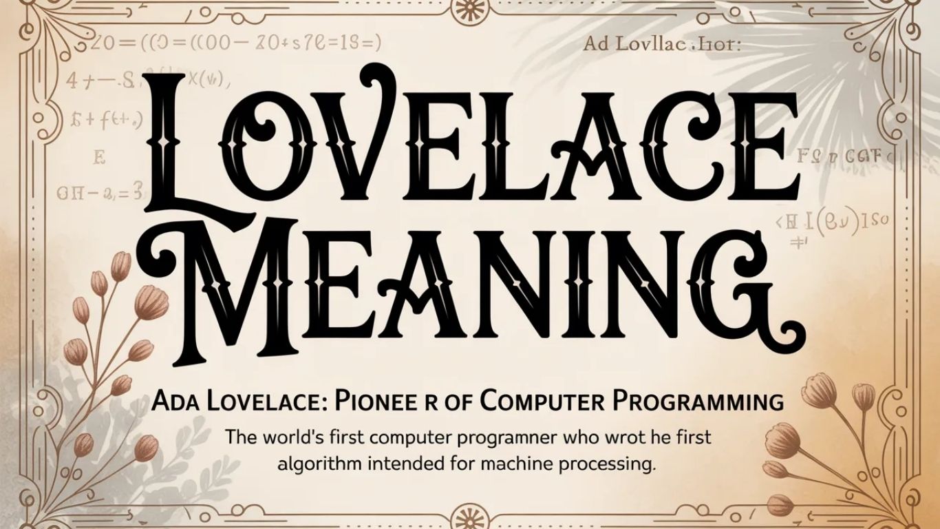 Origin of the Word Lovelace