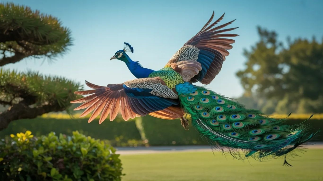 Do Peacocks Fly or Not?