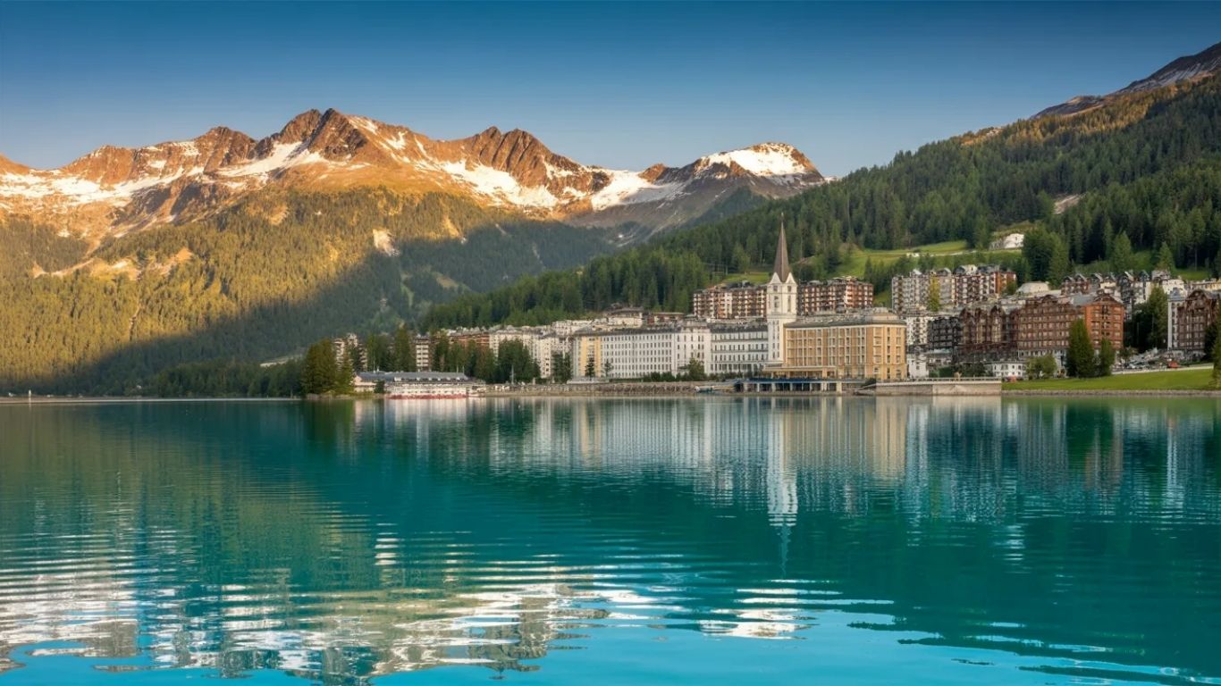 Saint Moritz Location Within Switzerland
