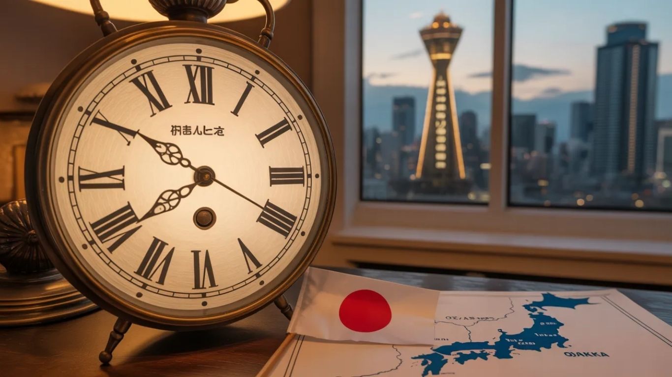 Time Difference Between Osaka and Major Cities