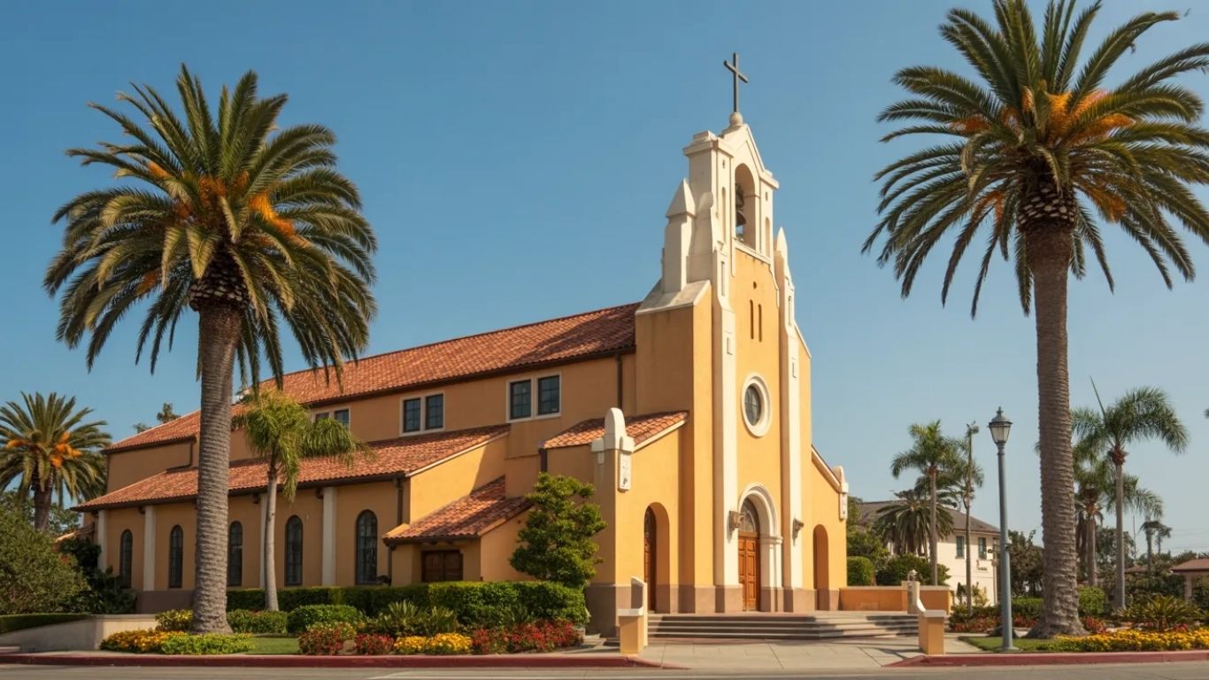 Overview of St John the Baptist Costa Mesa CA