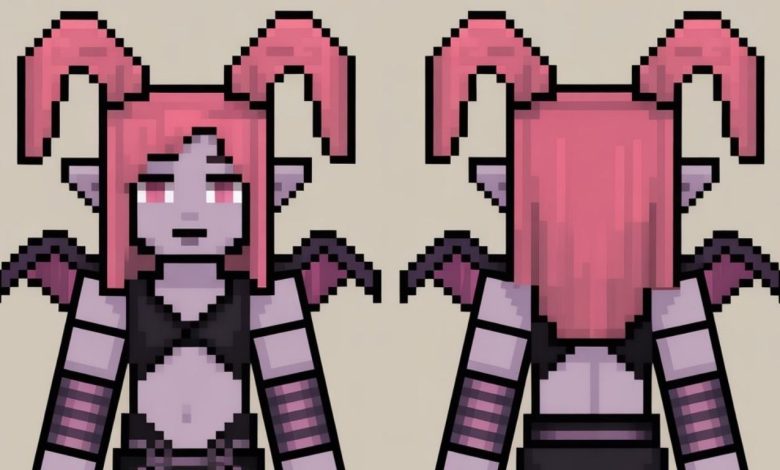 Meru the Succubus MC Skin: A Fan Favorite in the Minecraft World