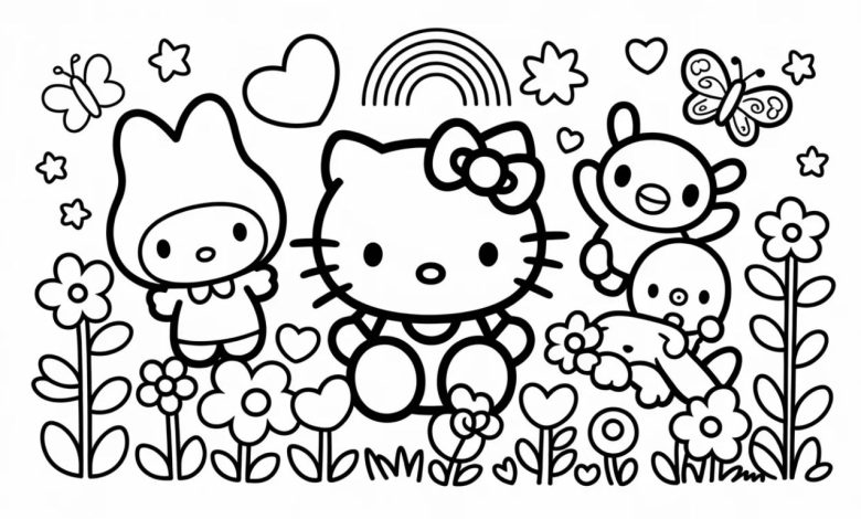Hello Kitty and Friends Coloring Pages: Fun, Creativity, and Joy for All Ages