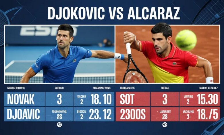 Djokovic vs Alcaraz Head to Head: A Rivalry Shaping Modern Tennis