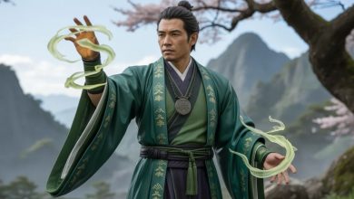 Tamori Rokugan Shugenja in Green -AI: A Deep Dive into Mysticism and Meaning