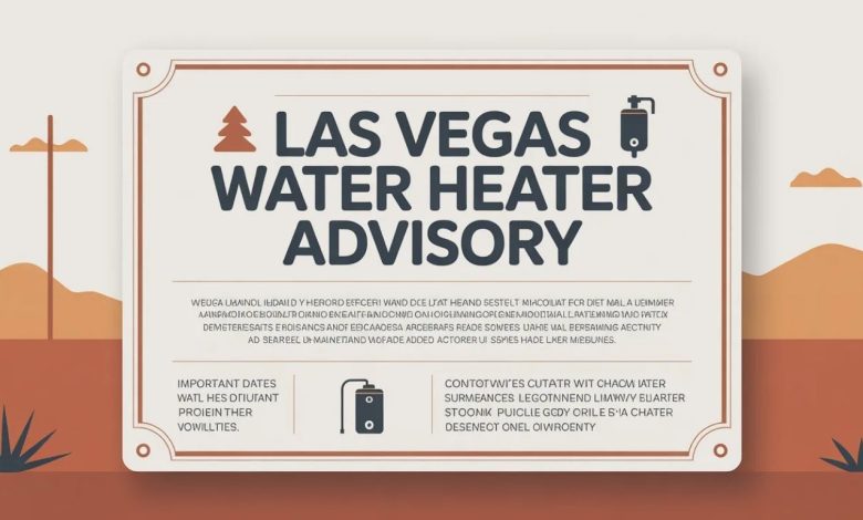 Las Vegas Water Heater Advisory: What Residents Need to Know