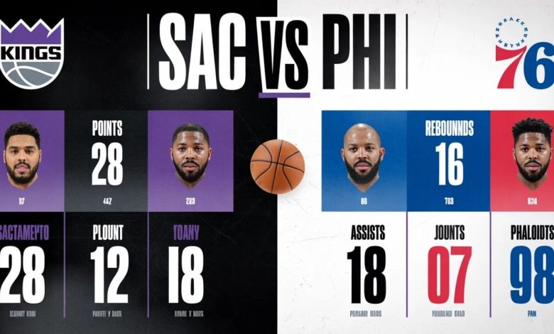 Sacramento Kings vs 76ers Match Player Stats: Full Game Breakdown